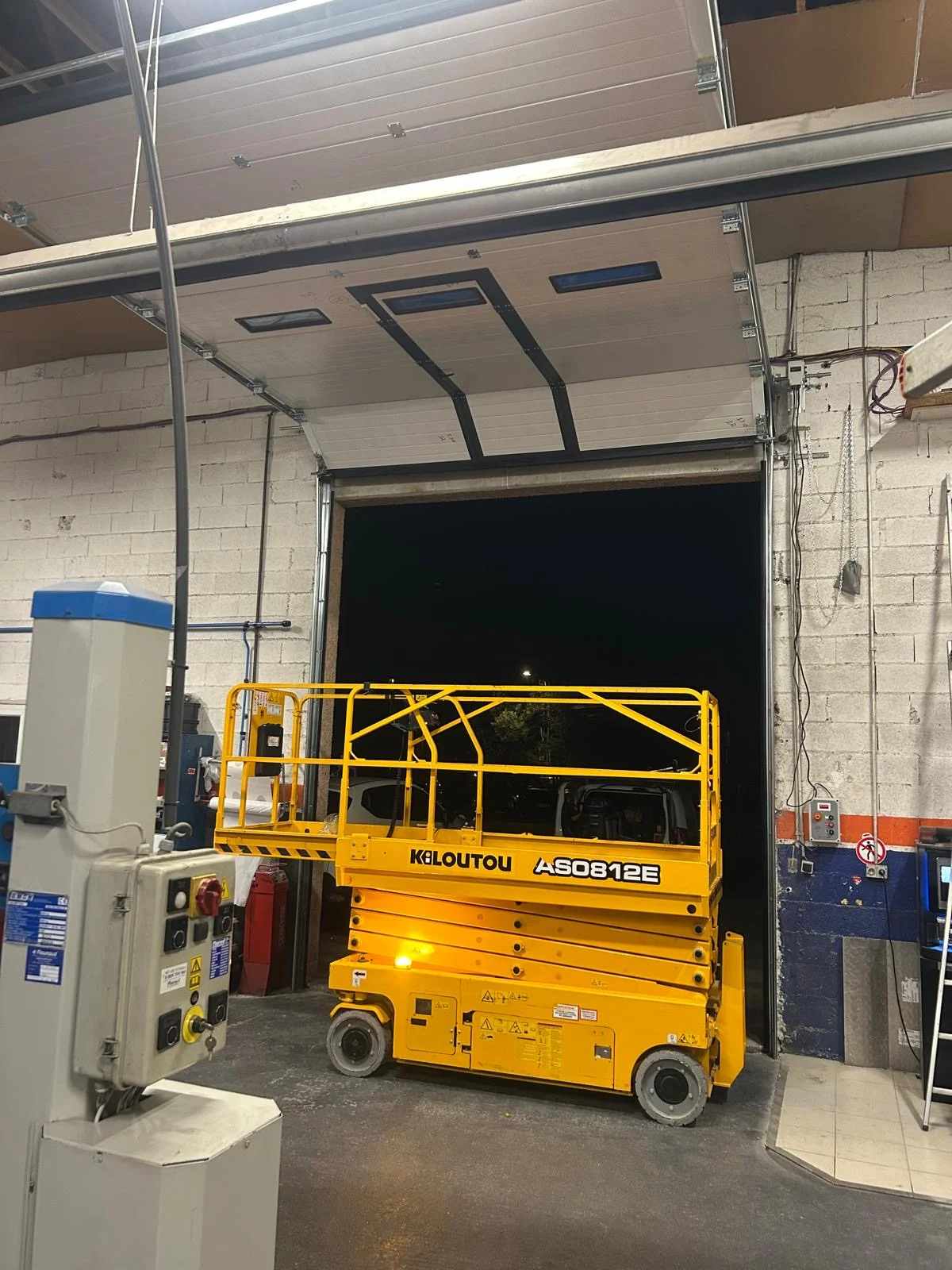 Reparation de cables et galets - porte sectionnelle Paris